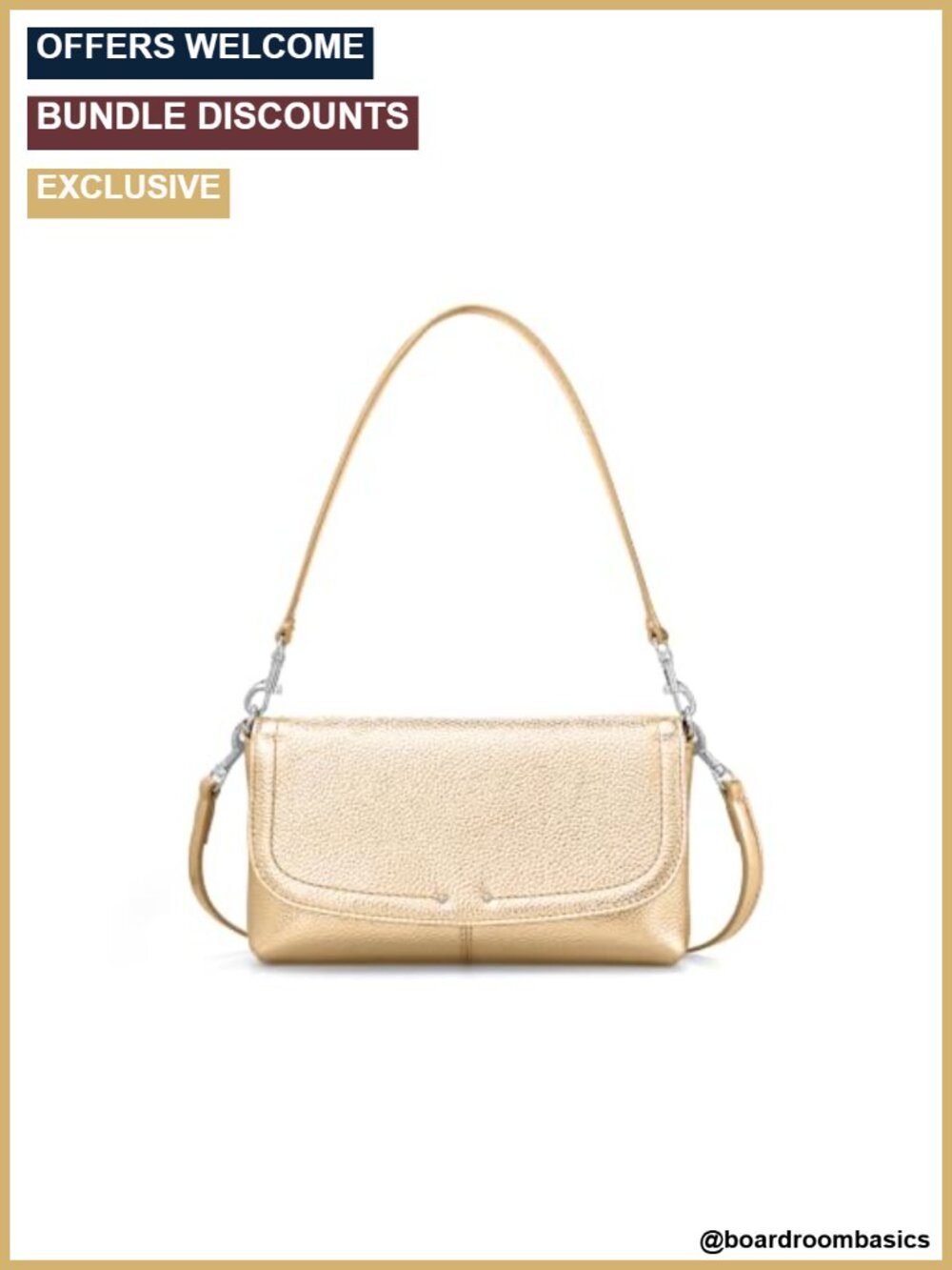 Genuine Leather Small Crossbody Bag RFID Clutch Purse